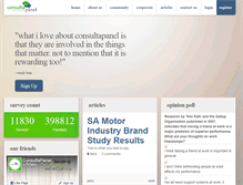 Tablet Screenshot of consultapanel.co.za